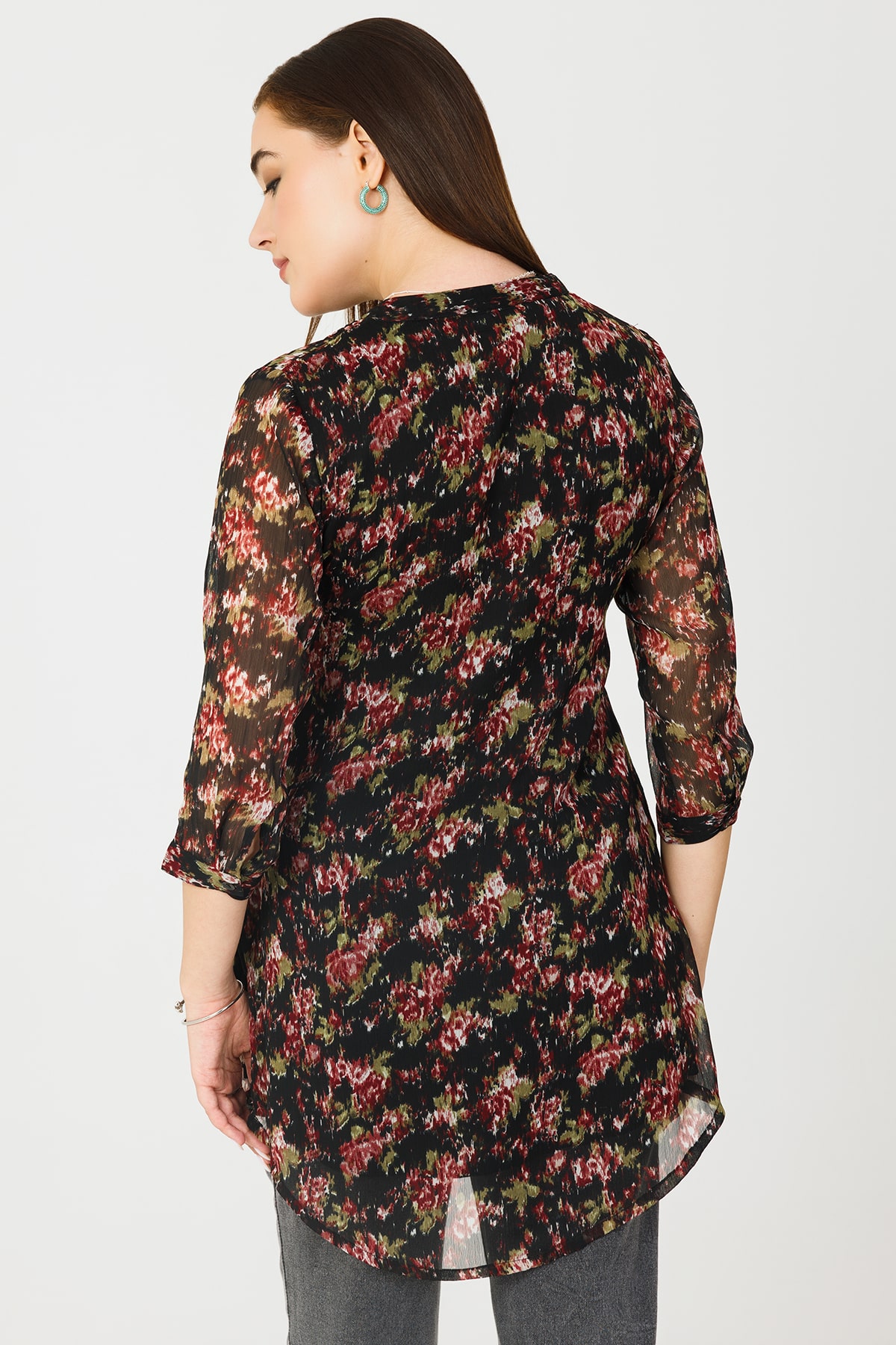 Pintuck Black Tunics For Women