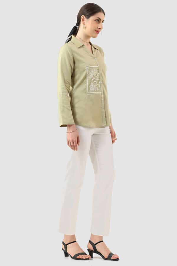 Sage Green Shirt Women