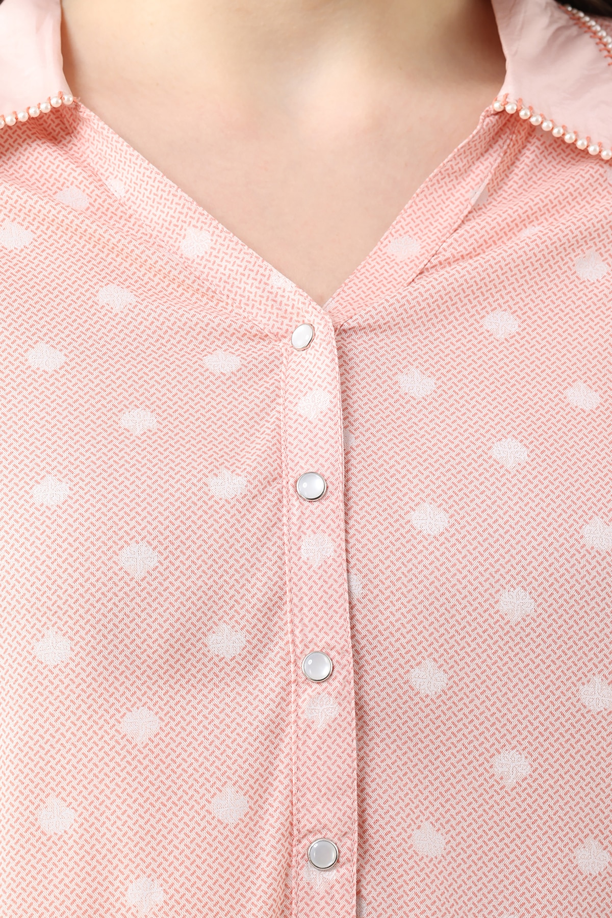 Printed Coral Shirt Ladies