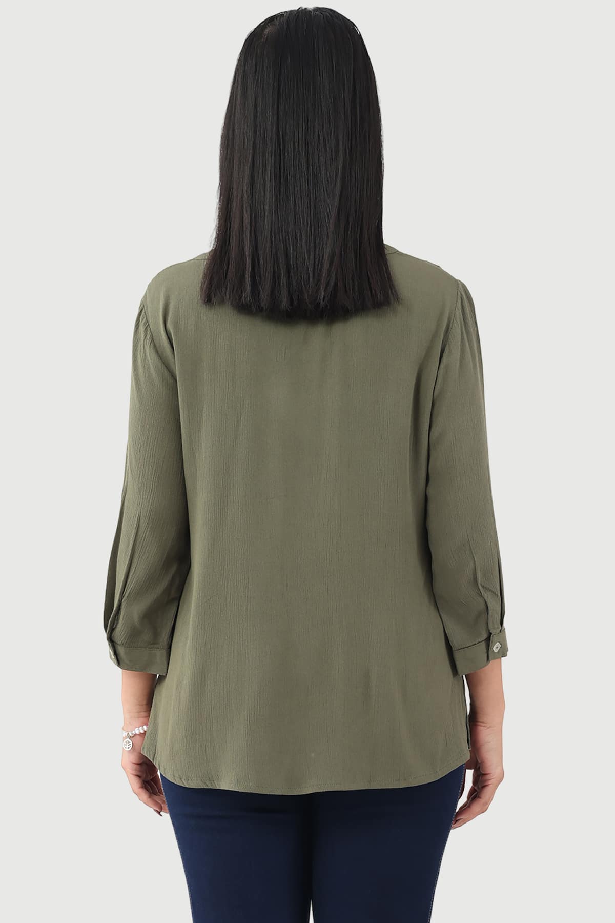 Green Top Woman