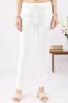 Solid White Palazzo Pants For Women