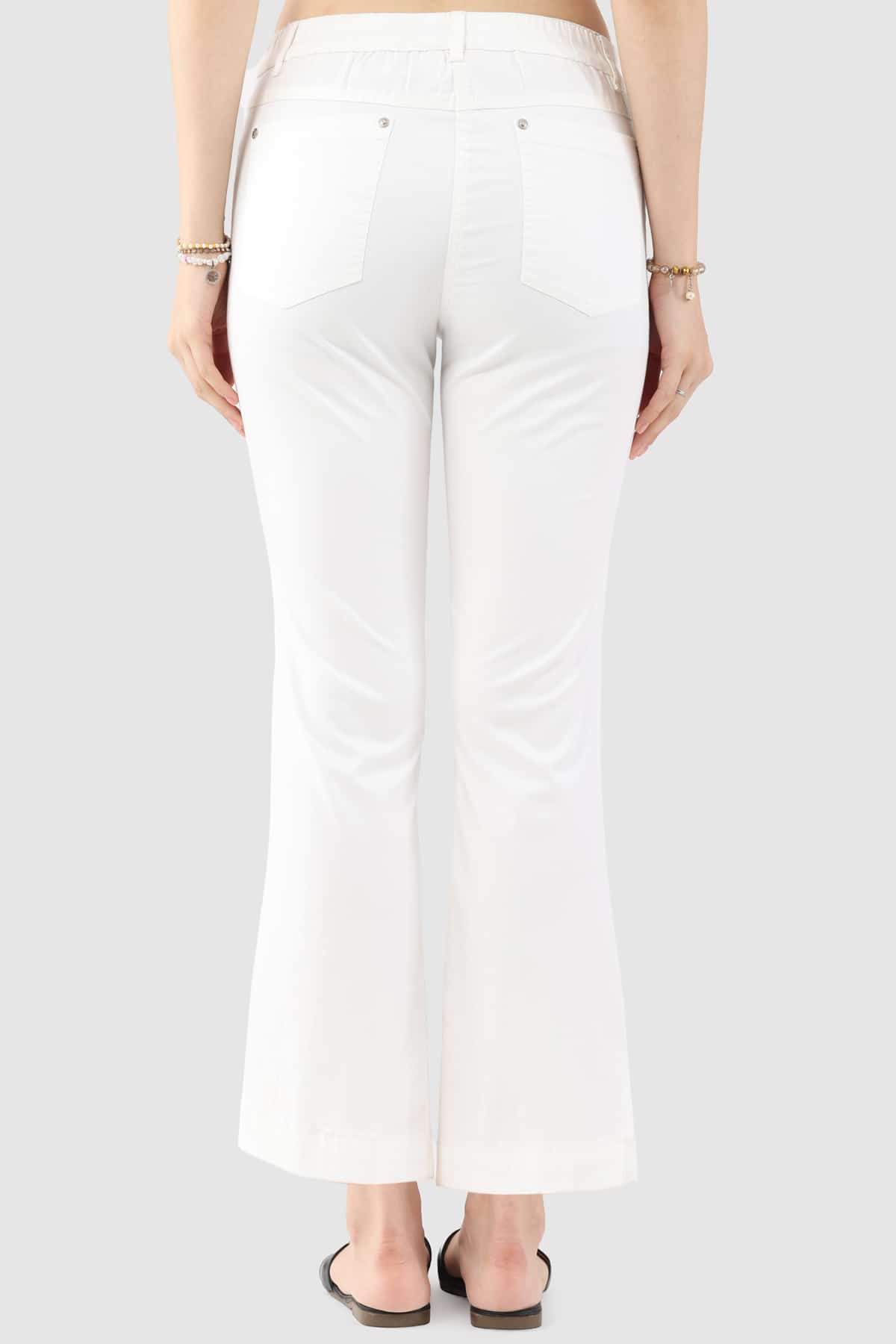 Solid White Jeans For Women