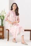 Printed Pink Kurti For Women