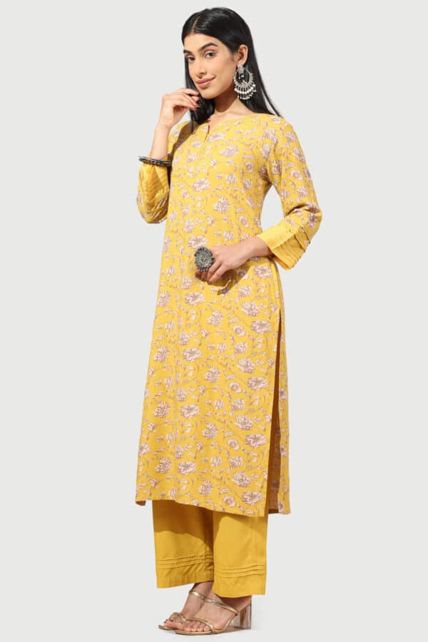 Yellow Kurti For Women
