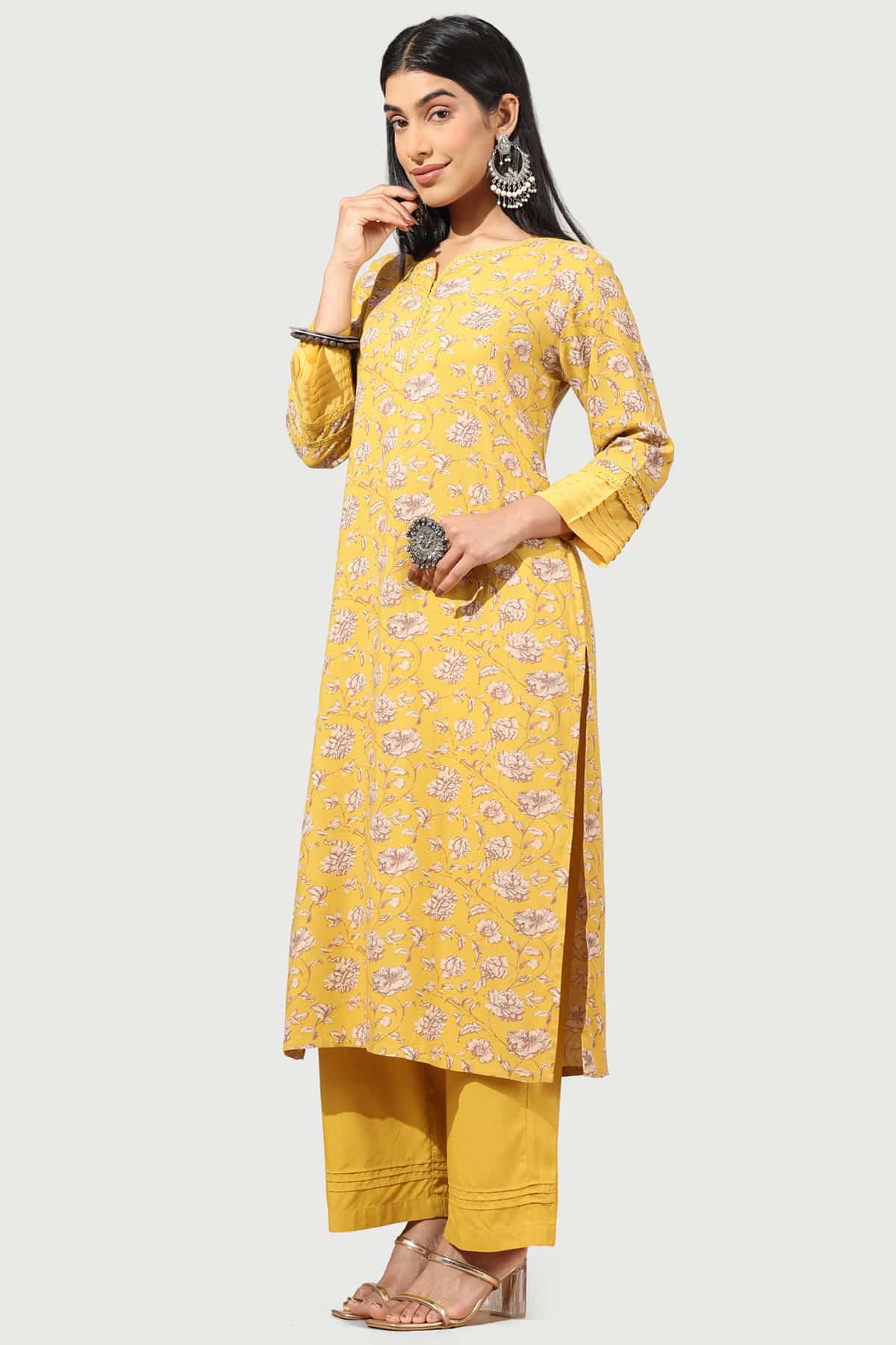 Yellow Kurti For Women