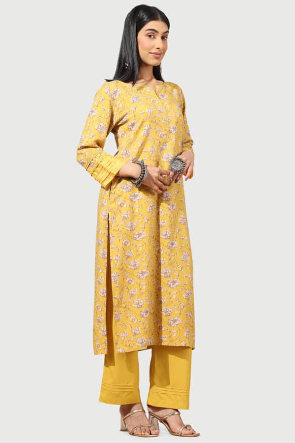 Yellow Kurti For Women