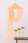 Solid Peach Colour Dupatta For Women