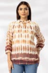 Printed Brown Top Women
