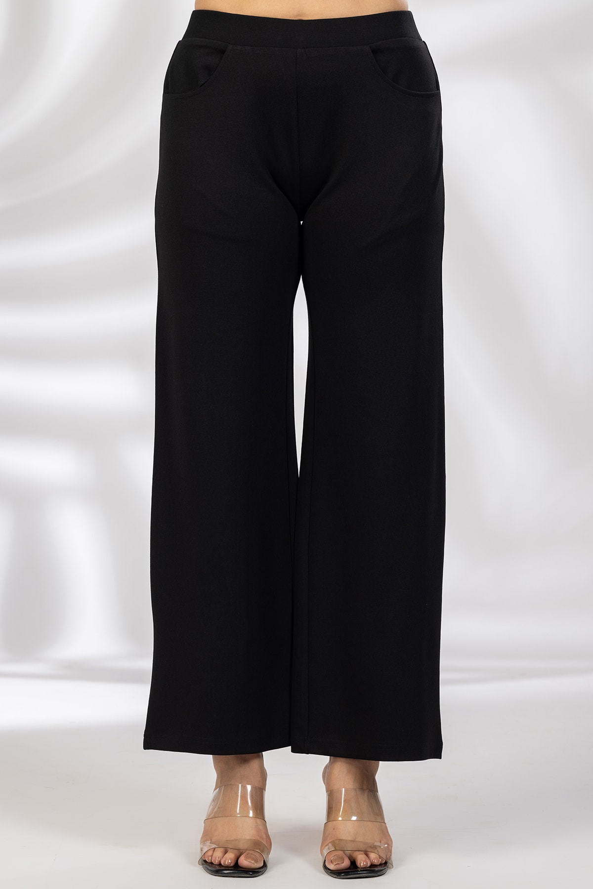Solid Black Pants Ladies