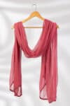 Solid Coral Ladies Dupatta