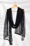 Solid Black Dupatta