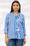 Blue Stripe Shirt Ladies