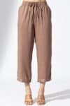 Co Ord Brown Palazzo Pants Women's