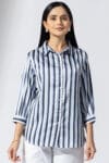 Blue Striped Shirt Ladies