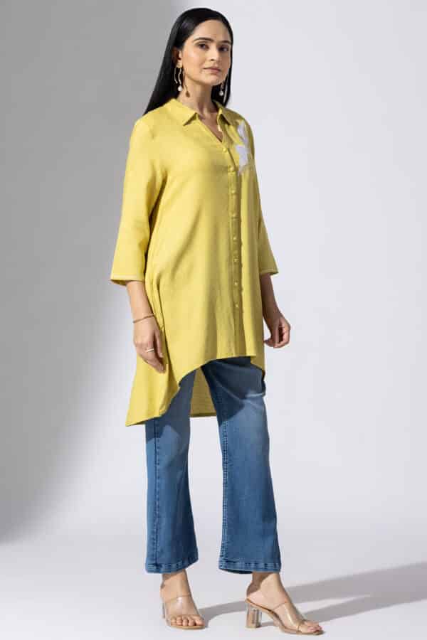 Mustard Tunic Clothing Women