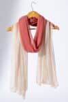 Rust And Cream Ombre Ladies Dupatta Online