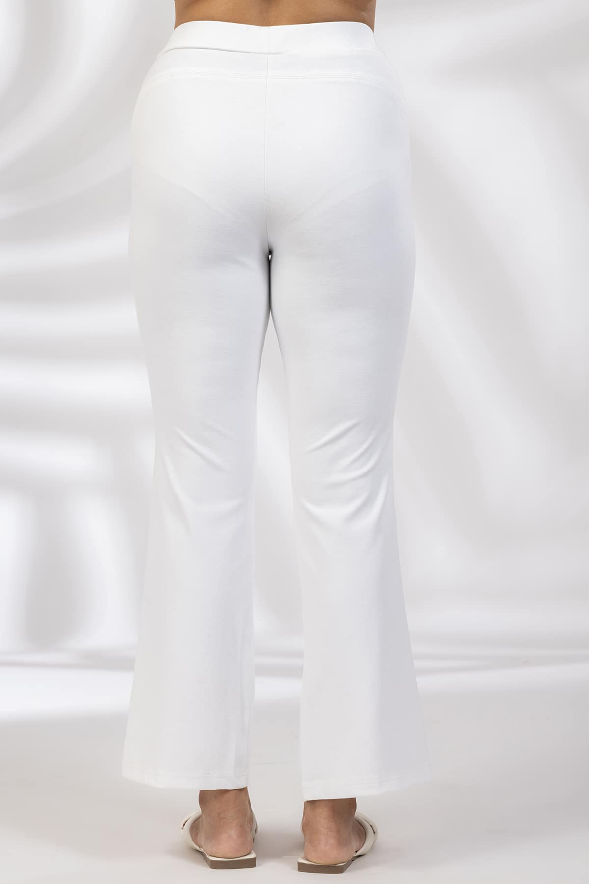 Solid White Pants Ladies