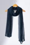 Solid Navy Blue Dupatta For Woman