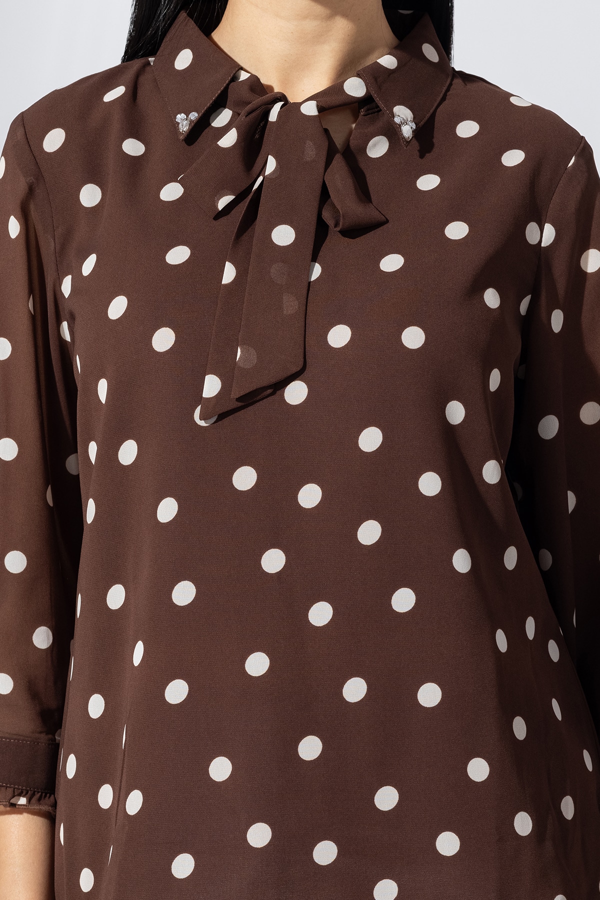 Printed Brown Top Women