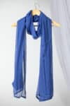 Solid Blue Colour Dupatta For Ladies