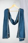 Embellished Teal Dupatta For Women