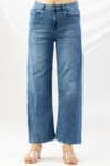 blue jeans ladies solid denim regular fit for women