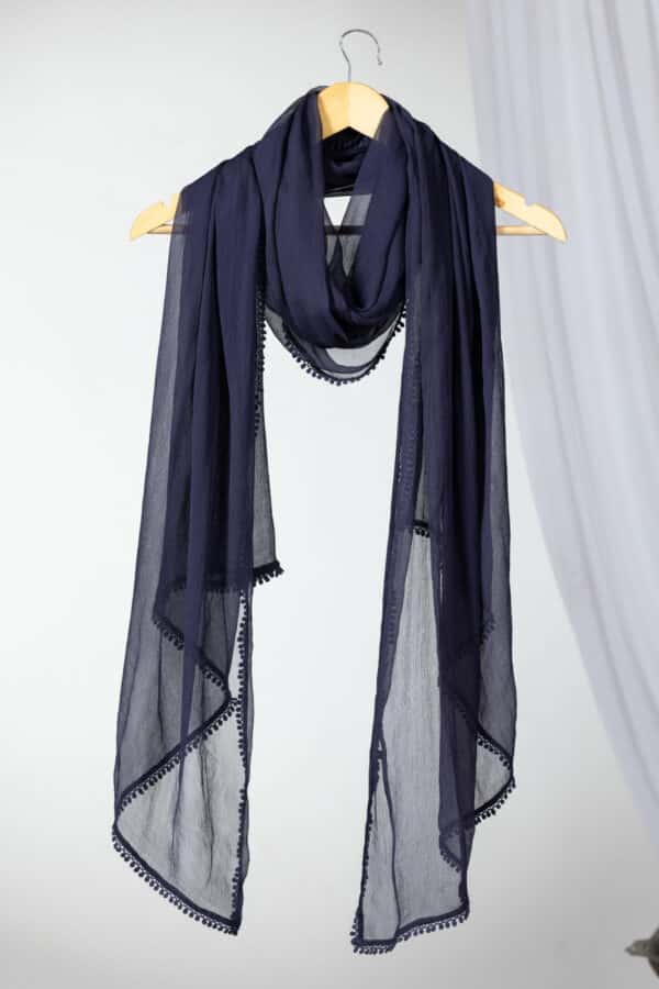 purple dupatta for women solid chiffon viscose lightweight