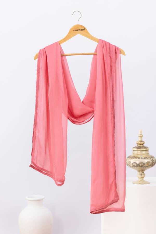Pink Dupatta For Women