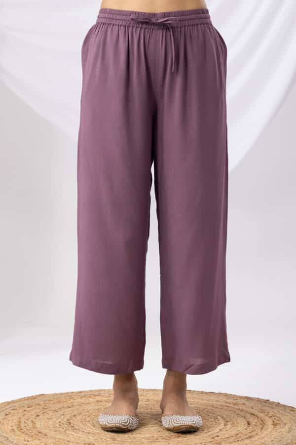Lavender Palazzo with Kurta