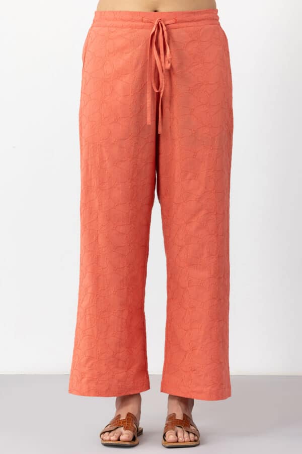 Orange Palazzo with Kurta