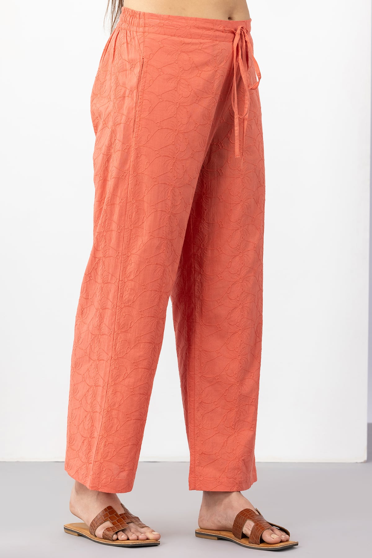 Orange Palazzo with Kurta