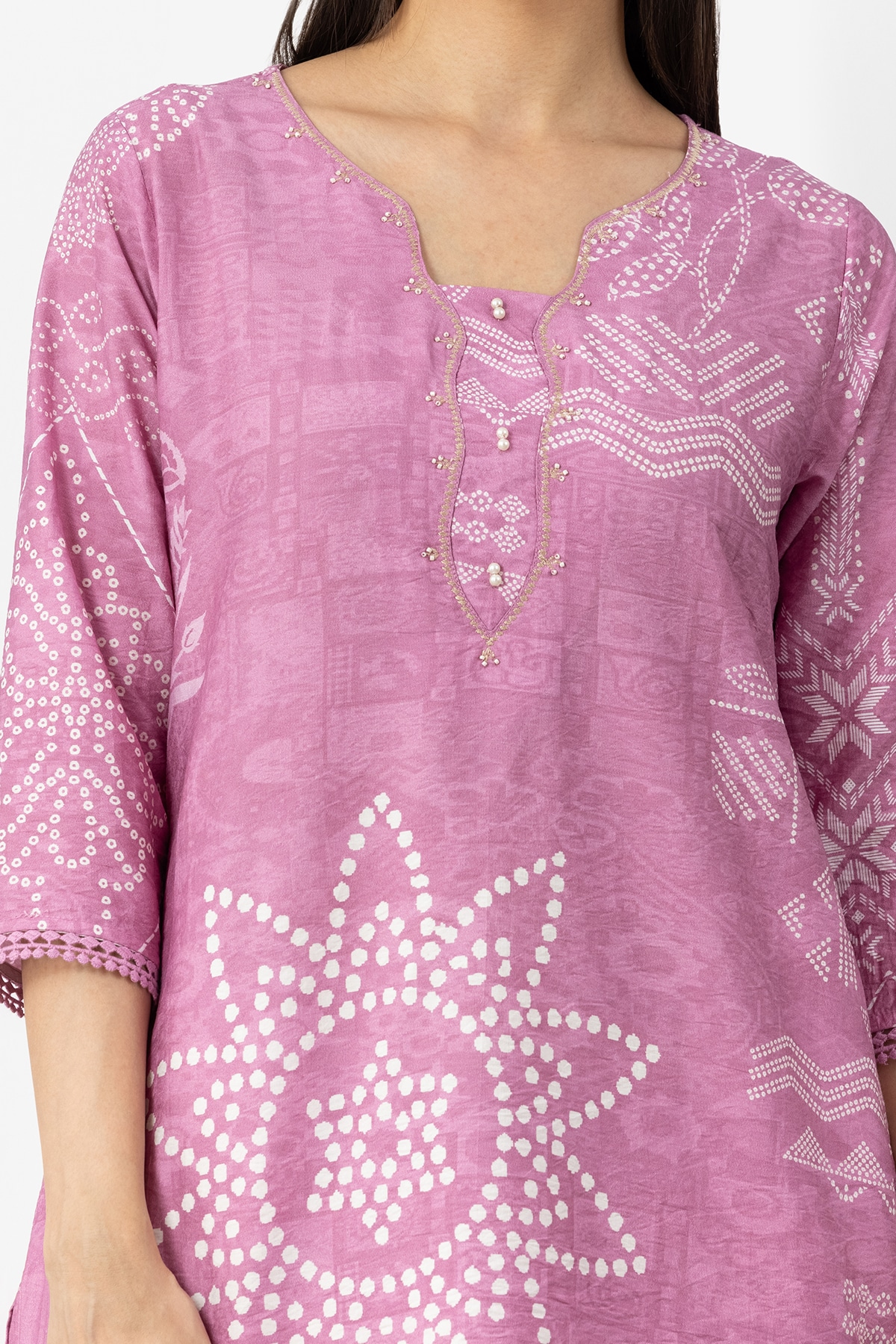 Pink Kurta Set For Women